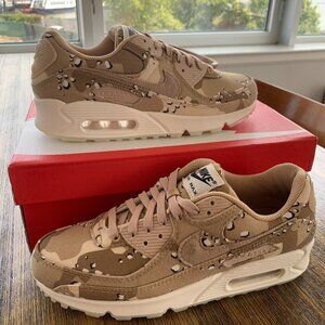 New Nike Air Max 90 'Desert Camo' DX2313-200 Women's Sneakers Size US 9.5W/8M